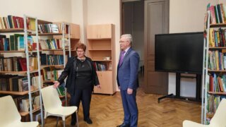 Депутат ГД Эдуард Кузнецов подвел итоги ремонтных и реставрационных работ, проведенных в школе №8 города Краснодара