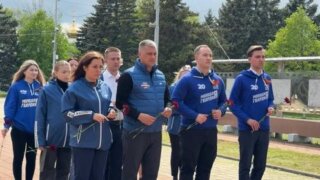 Лидер кубанских молодогвардейцев Юрий Костомаха совершил рабочую поездку в Тимашевский район
