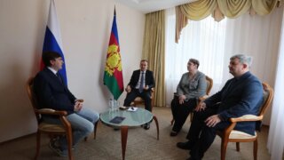 Вениамин Кондратьев и Сергей Кравцов обсудили вопросы развития системы образования Краснодарского края