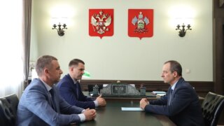 Юрий Бурлачко провел встречу с председателем комитета Госдумы РФ по труду, социальной политике и делам ветеранов Ярославом Ниловым