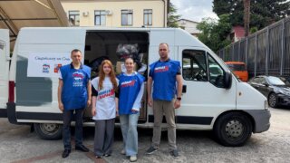 В День России молодогвардейцы Сочи направили груз в Луганскую народную республику и зону проведения спецоперации