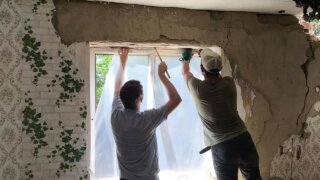 В Краснодаре восстанавливают жилые дома, пострадавшие от атаки БПЛА