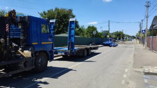 В станице Динской капитально ремонтируют водопровод на улице Комсомольской
