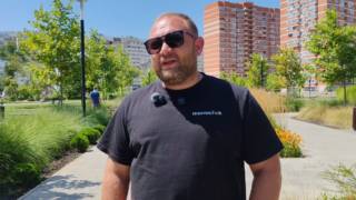 В сквере «Изумрудный» начали монтаж системы видеонаблюдения