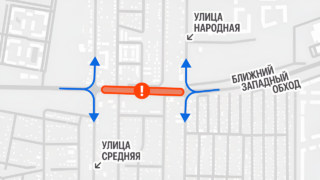 Движение по Западному Обходу ограничат из-за демонтажа перехода