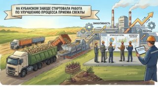 Кубанский сахарный комбинат внедряет бережливые технологии в производство
