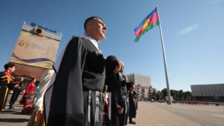 В Краснодаре торжественно подняли флаг Краснодарского края в честь 89-летия образования региона