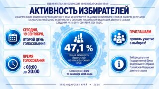 Жители Кубани продолжают голосовать: промежуточные итоги второго дня