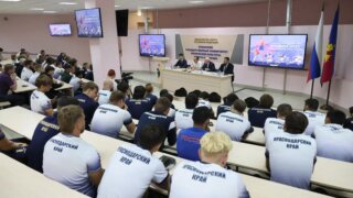 Вениамин Кондратьев встретился с победителями X Всероссийской летней универсиады