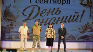 Глава Краснодара принял участие в торжественном мероприятии ко Дню знаний в новой школе в пос. Берёзовом