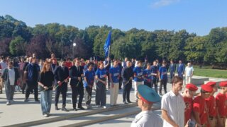 Молодогвардейцы Краснодара почтили память жертв терроризма