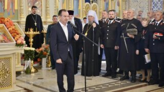 Кондратьев поздравил воспитанников казачьего кадетского корпуса им. Ивана Безуглого с принятием присяги