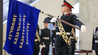 В Кремле кадетам из Кропоткина вручили переходящее знамя главы государства