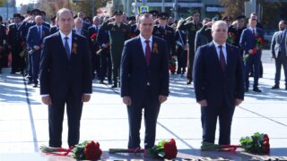 В Краснодаре почтили память жертв фашистского террора у Вечного огня